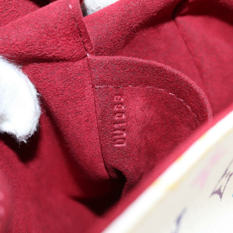 【日本直送】路易威登 Monogram Multicolor Beverly GM 手提包 白色 M40201 正品 121429M-10