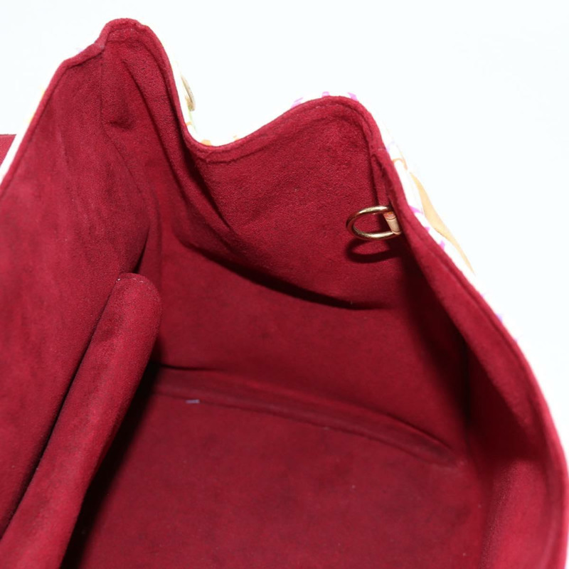 【日本直送】路易威登 Monogram Multicolor Beverly GM 手提包 白色 M40201 正品 121429M-22