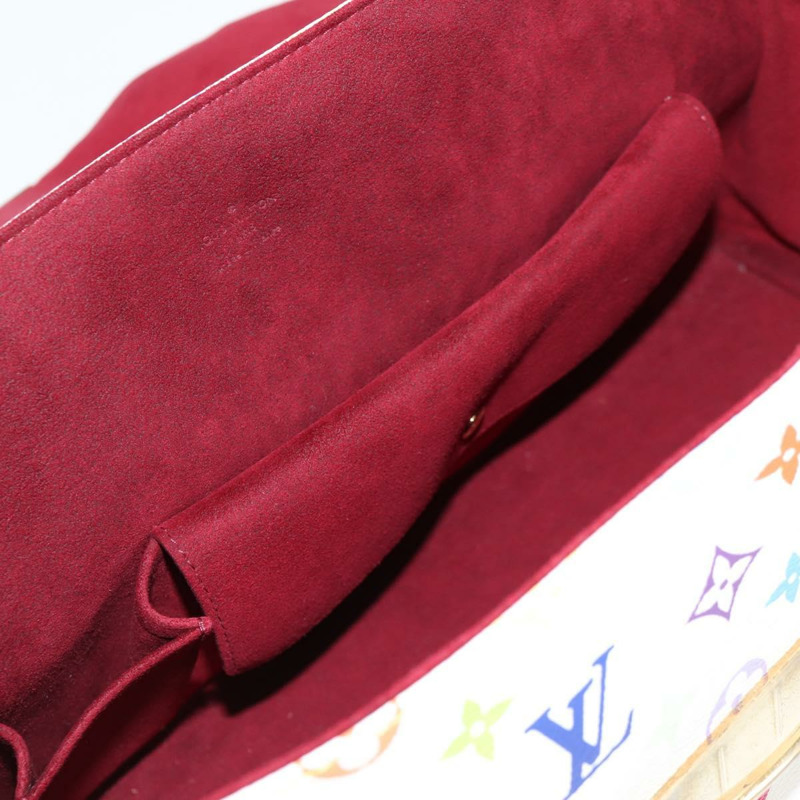 【日本直送】路易威登 Monogram Multicolor Beverly GM 手提包 白色 M40201 正品 121429M-23
