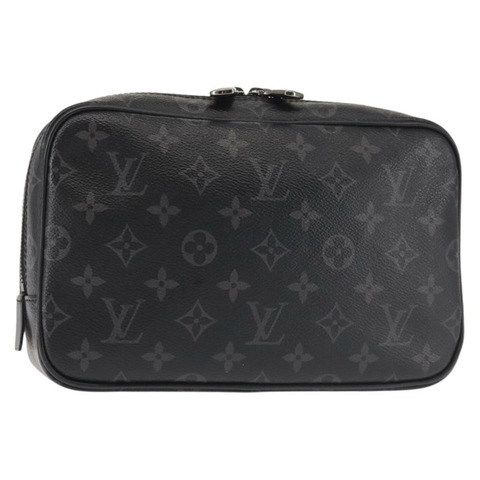 路易威登 Monogram Eclipse Trousse 盥洗包 GM 包 M43383 LV 正品 143472