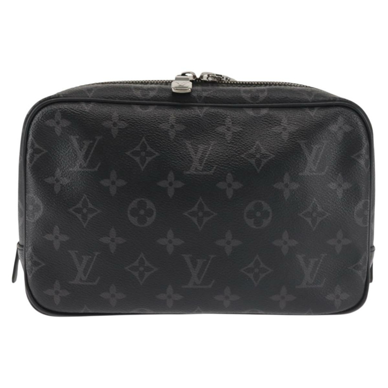 【日本直送】路易威登 Monogram Eclipse Trousse 盥洗包 GM 包 M43383 LV 正品 143472-1