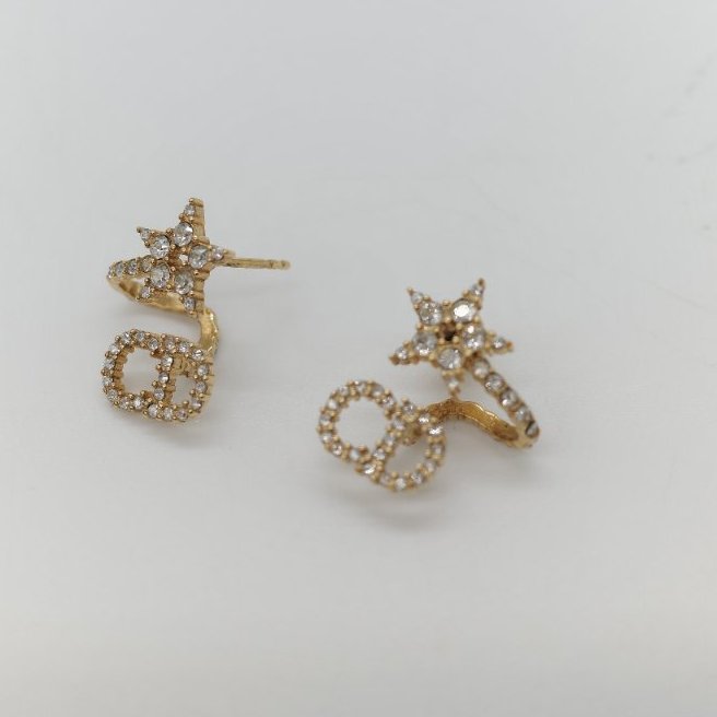 Dior 迪奧 星星🌟水鑽 耳釘 耳環-2