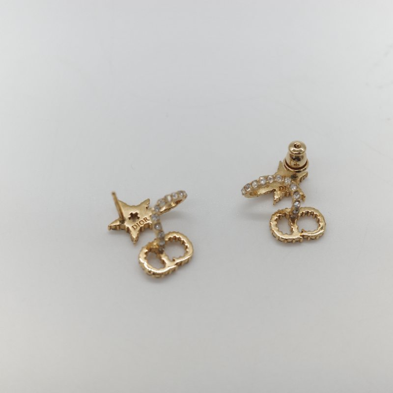 Dior 迪奧 星星🌟水鑽 耳釘 耳環-3