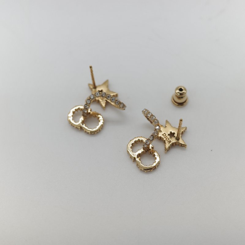 Dior 迪奧 星星🌟水鑽 耳釘 耳環-6