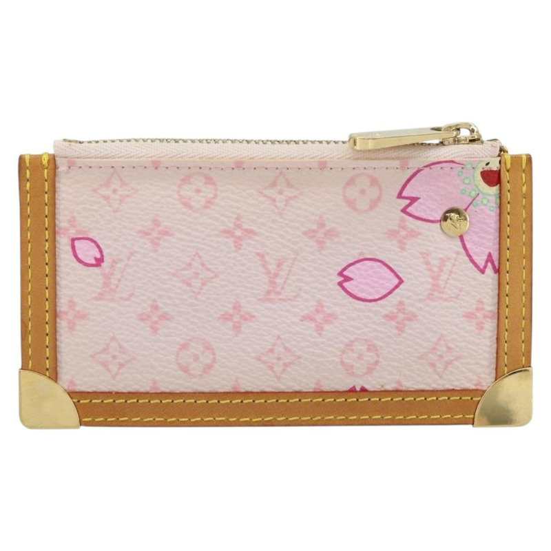【日本直送】路易威登 Monogram Cherry Blossom Pochette Cles 手拿包 M92016 LV Auth 161496V-1