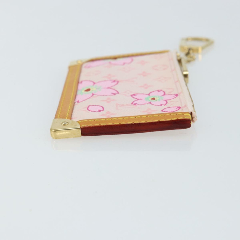 【日本直送】路易威登 Monogram Cherry Blossom Pochette Cles 手拿包 M92016 LV Auth 161496V-2