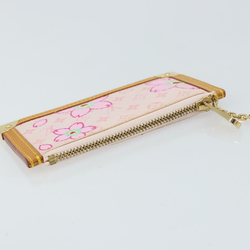 【日本直送】路易威登 Monogram Cherry Blossom Pochette Cles 手拿包 M92016 LV Auth 161496V-4