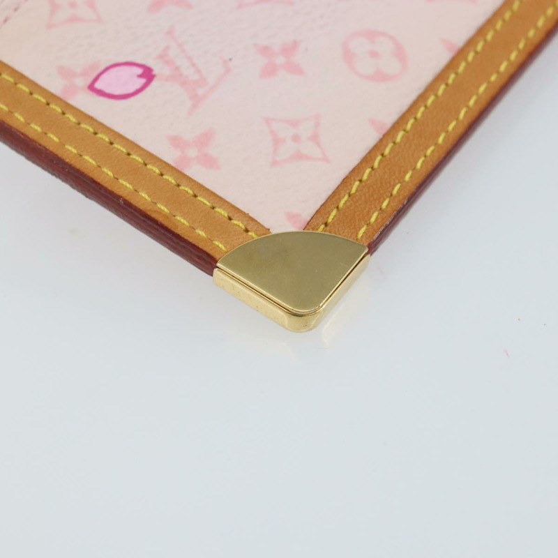 【日本直送】路易威登 Monogram Cherry Blossom Pochette Cles 手拿包 M92016 LV Auth 161496V-15