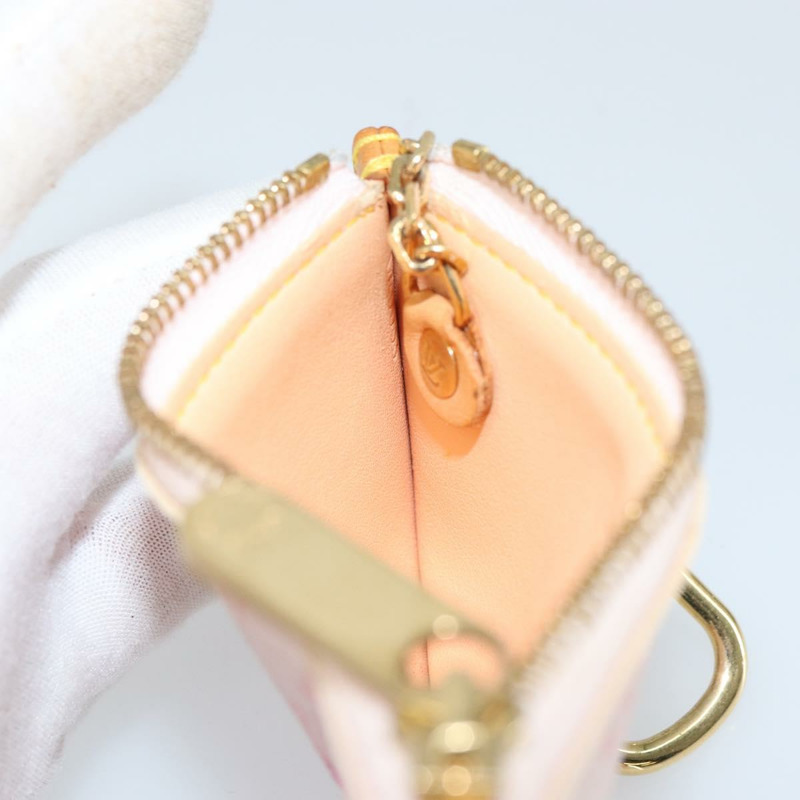 【日本直送】路易威登 Monogram Cherry Blossom Pochette Cles 手拿包 M92016 LV Auth 161496V-18