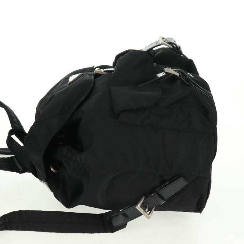 【日本直送】PRADA 雙肩包 尼龍 黑色 銀色 正品 162340A-2