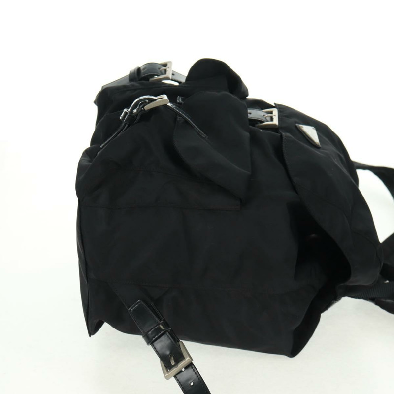 【日本直送】PRADA 雙肩包 尼龍 黑色 銀色 正品 162340A-3