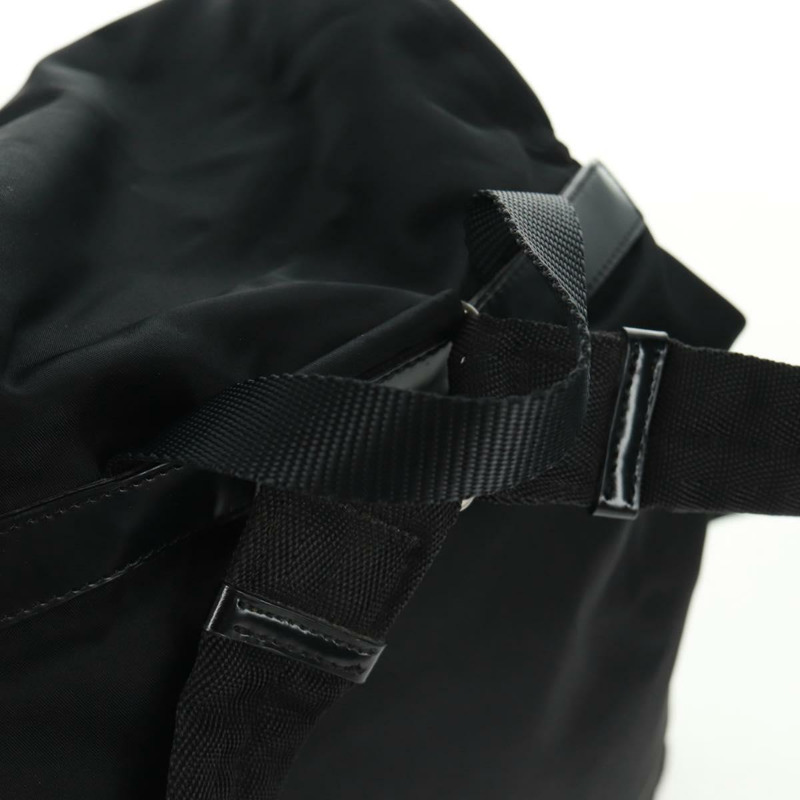 【日本直送】PRADA 雙肩包 尼龍 黑色 銀色 正品 162340A-6