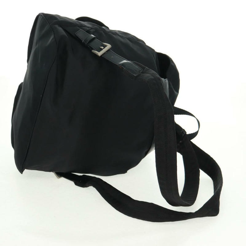 【日本直送】PRADA 雙肩包 尼龍 黑色 銀色 正品 162340A-7