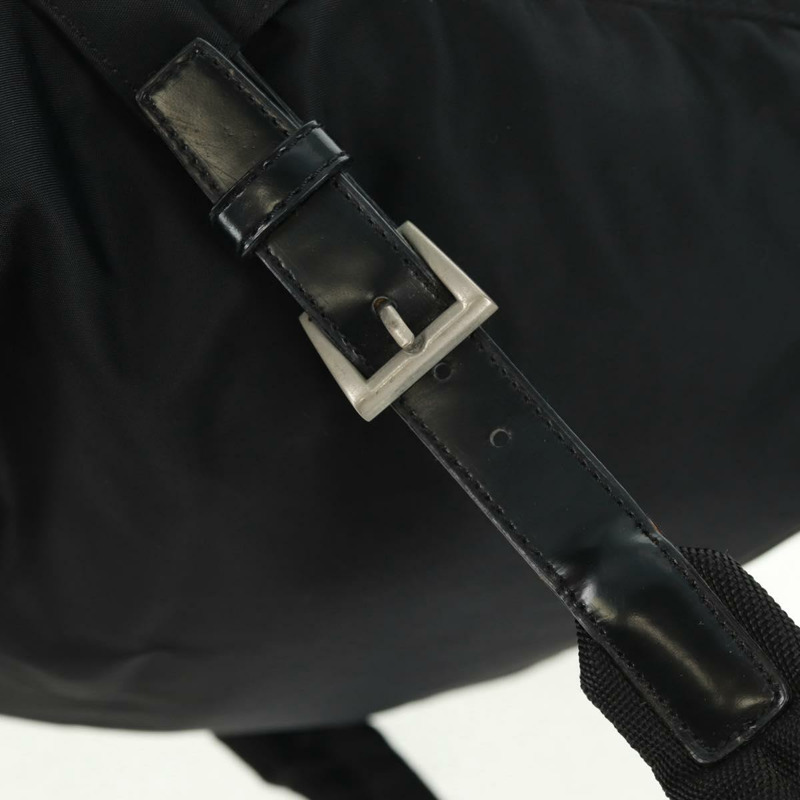 【日本直送】PRADA 雙肩包 尼龍 黑色 銀色 正品 162340A-14