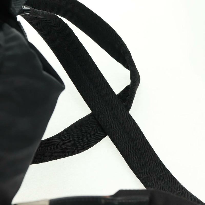 【日本直送】PRADA 雙肩包 尼龍 黑色 銀色 正品 162340A-15