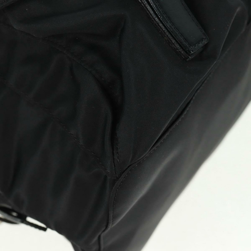 【日本直送】PRADA 雙肩包 尼龍 黑色 銀色 正品 162340A-16