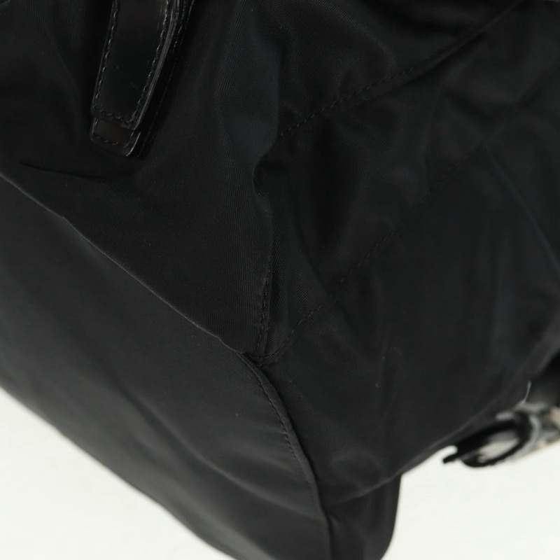 【日本直送】PRADA 雙肩包 尼龍 黑色 銀色 正品 162340A-17