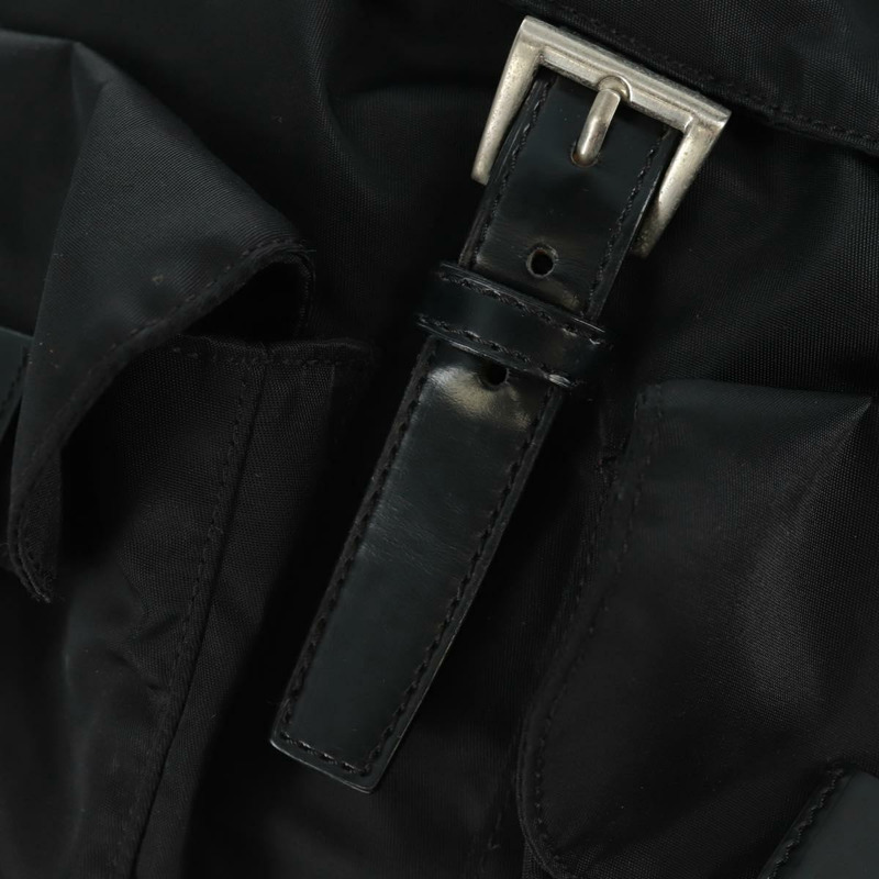 【日本直送】PRADA 雙肩包 尼龍 黑色 銀色 正品 162340A-25