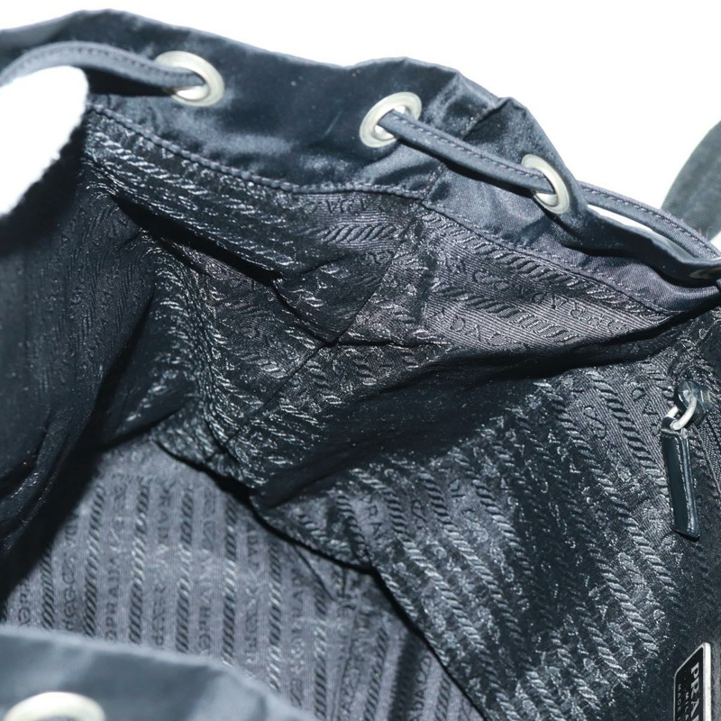 【日本直送】PRADA 雙肩包 尼龍 黑色 銀色 正品 162340A-28