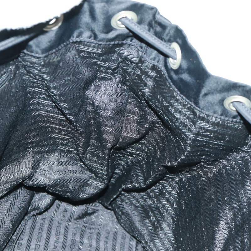 【日本直送】PRADA 雙肩包 尼龍 黑色 銀色 正品 162340A-29