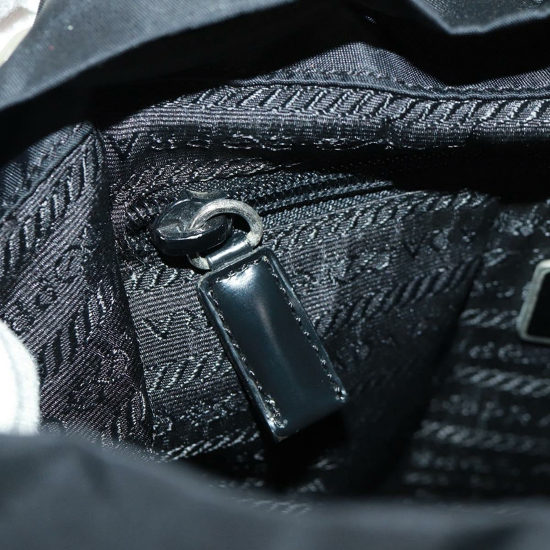 【日本直送】PRADA 雙肩包 尼龍 黑色 銀色 正品 162340A-30