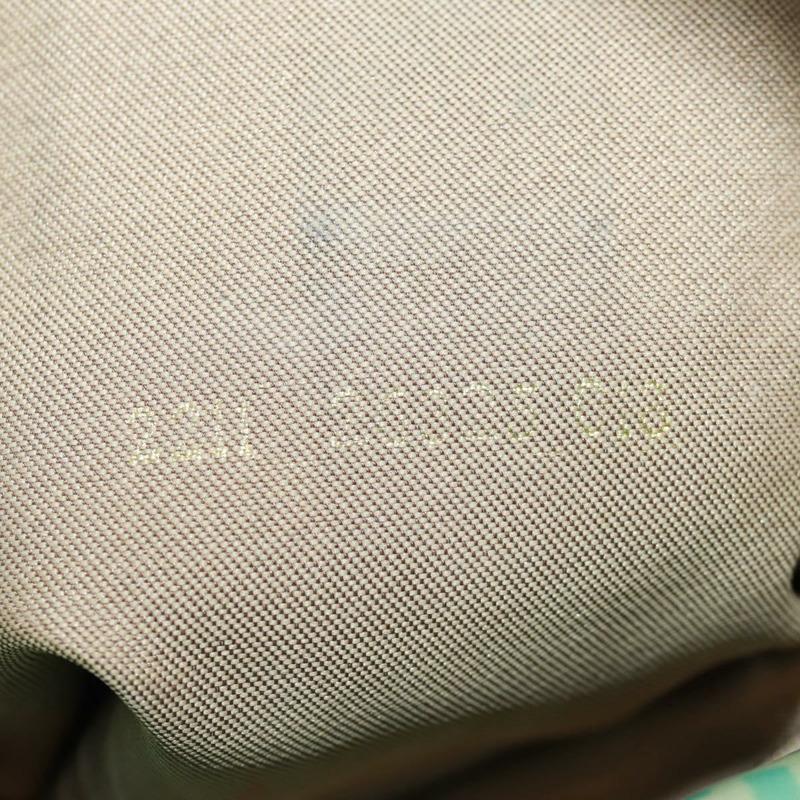 【日本直送】FENDI Zucchino帆布Mamma Baguette包 PVC金色淺綠色 正品 170889V-11