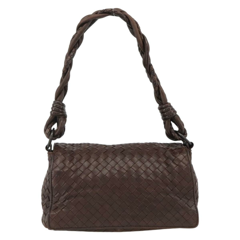 【日本直送】BOTTEGA VENETA INTRECCIATO 單肩包 皮革 棕色 正品 BSZ245V-1