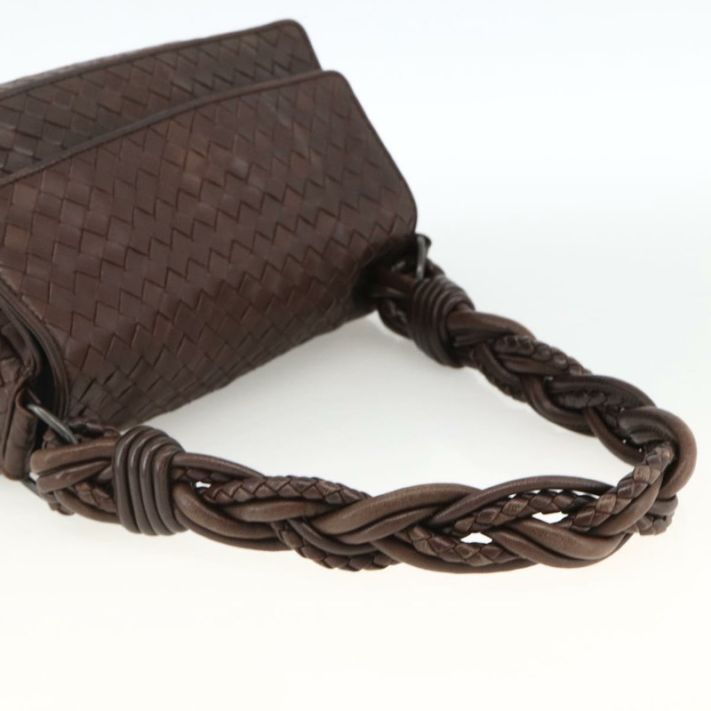 【日本直送】BOTTEGA VENETA INTRECCIATO 單肩包 皮革 棕色 正品 BSZ245V-6