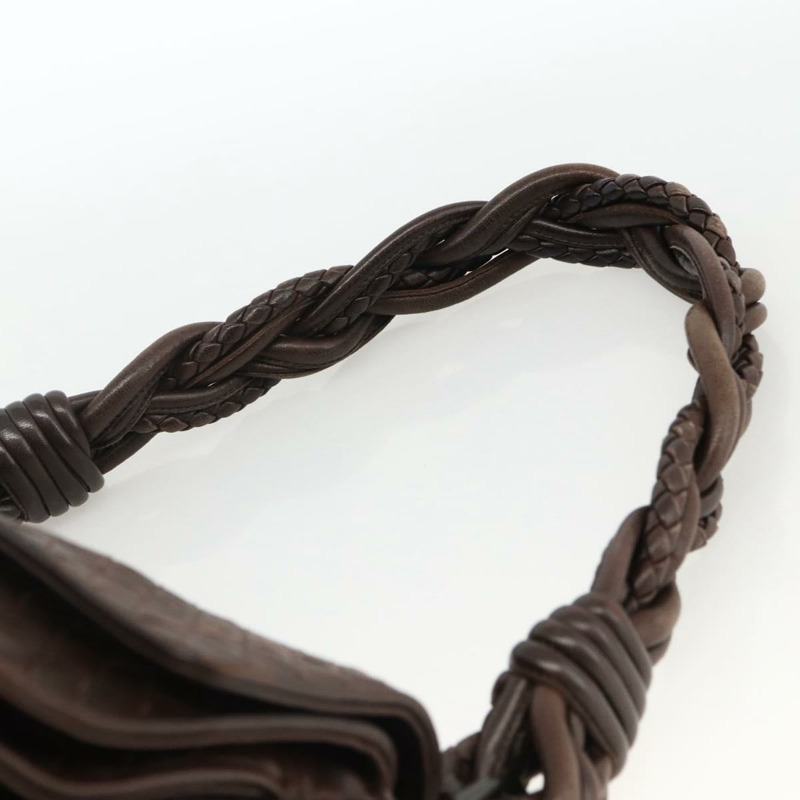 【日本直送】BOTTEGA VENETA INTRECCIATO 單肩包 皮革 棕色 正品 BSZ245V-7