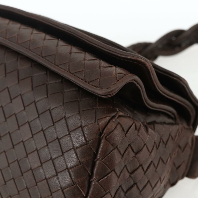 【日本直送】BOTTEGA VENETA INTRECCIATO 單肩包 皮革 棕色 正品 BSZ245V-8