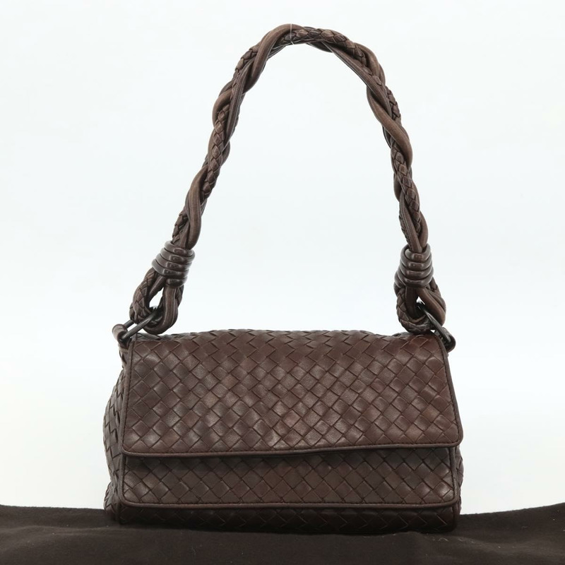【日本直送】BOTTEGA VENETA INTRECCIATO 單肩包 皮革 棕色 正品 BSZ245V-11