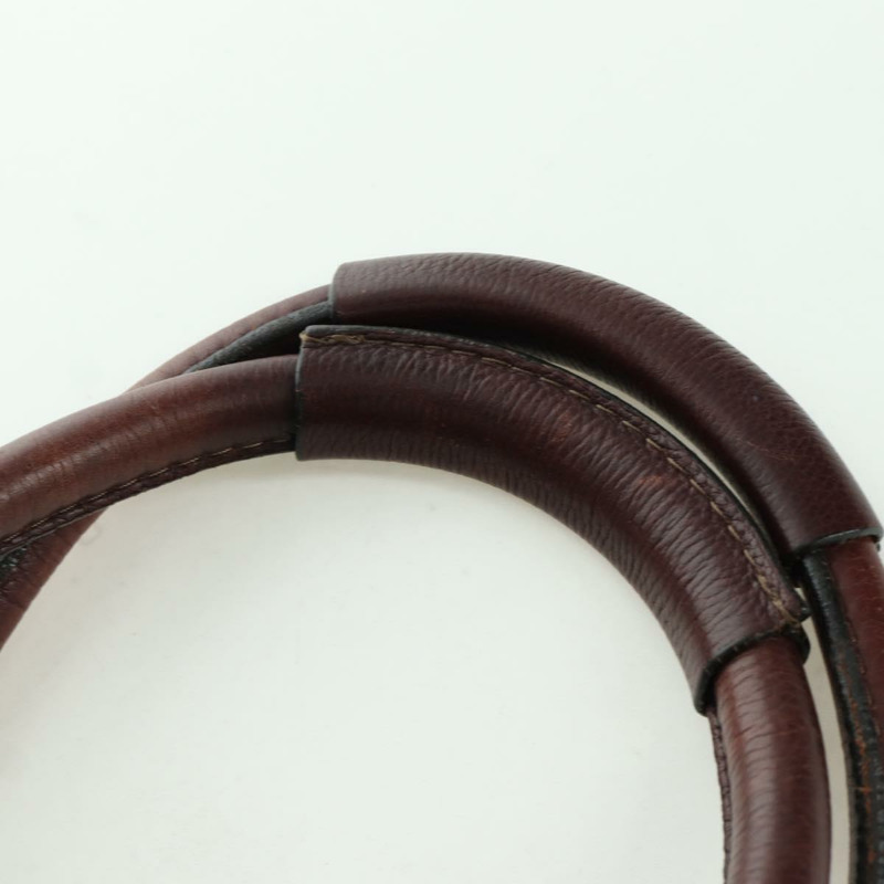 【日本直送】Chloe Paddington 手提包,棕色、銀色、金色皮革,正品 ARZ698SAV-7