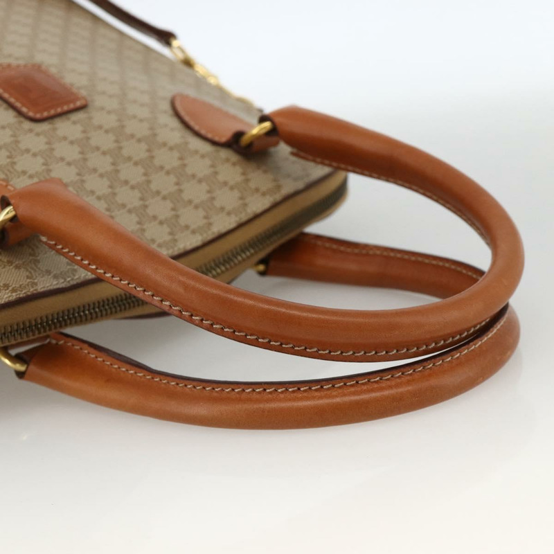 【日本直送】CELINE Macadam帆布手提包 PVC 兩用 米色 金色 正品 AMZ532A-6