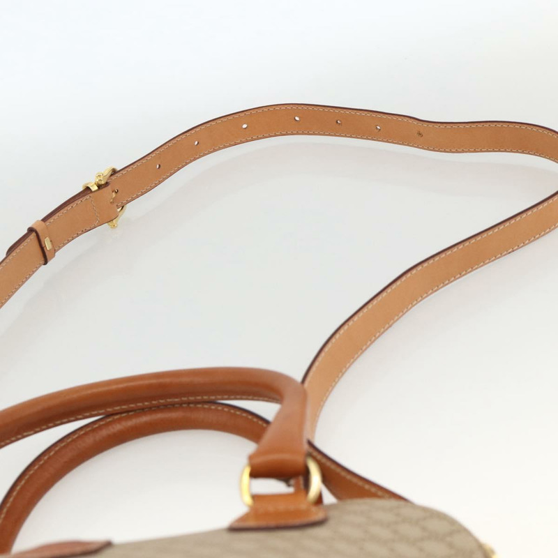 【日本直送】CELINE Macadam帆布手提包 PVC 兩用 米色 金色 正品 AMZ532A-14