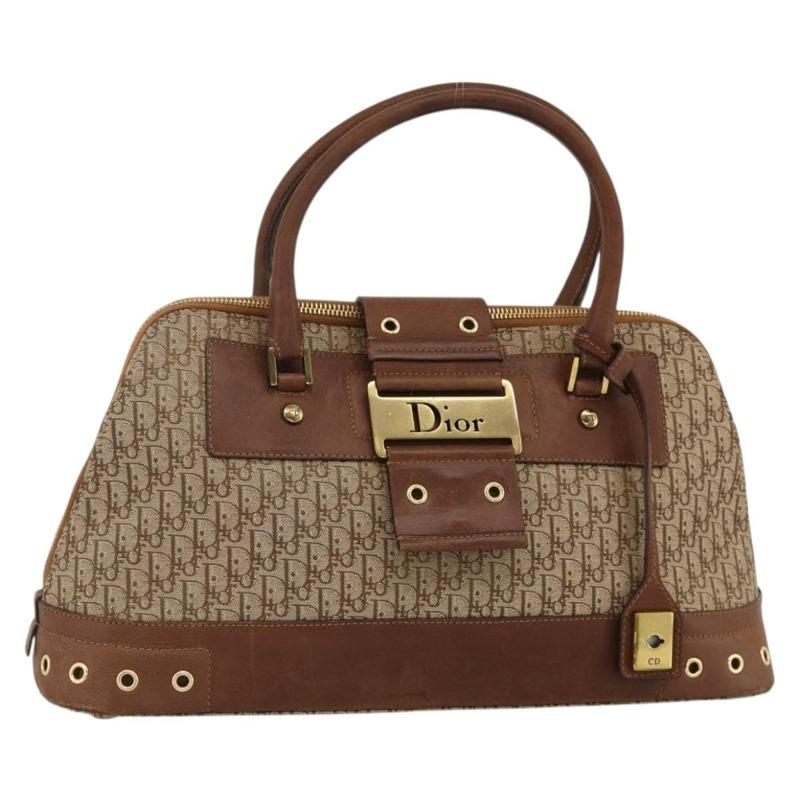 【日本直送】Christian Dior Trotter帆布手提包 米棕色 正品 174326A-0