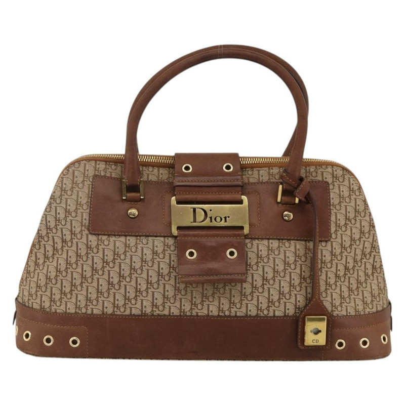 【日本直送】Christian Dior Trotter帆布手提包 米棕色 正品 174326A-1