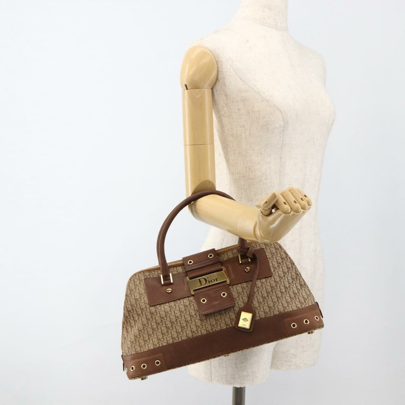 【日本直送】Christian Dior Trotter帆布手提包 米棕色 正品 174326A-22