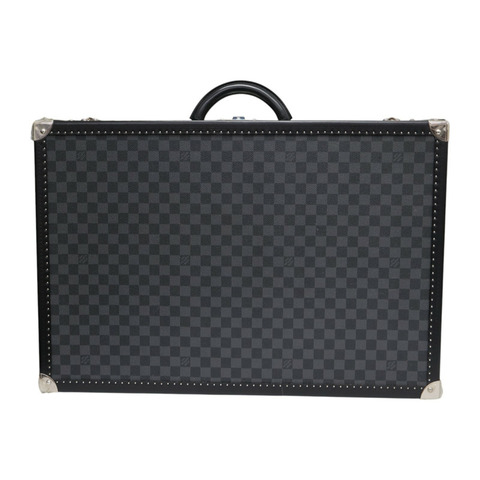 黑色 棋盤格 PVC塗層帆布 Alzer 65 手提 行李箱【LOUIS VUITTON LV 路易威登】 N21231