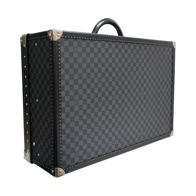 黑色 棋盤格 PVC塗層帆布 Alzer 65 手提 行李箱【LOUIS VUITTON LV 路易威登】 N21231-2