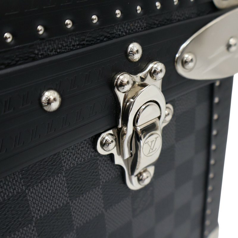 黑色 棋盤格 PVC塗層帆布 Alzer 65 手提 行李箱【LOUIS VUITTON LV 路易威登】 N21231-5