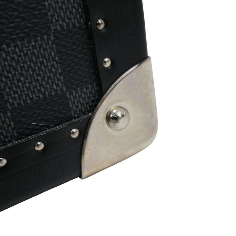 黑色 棋盤格 PVC塗層帆布 Alzer 65 手提 行李箱【LOUIS VUITTON LV 路易威登】 N21231-11