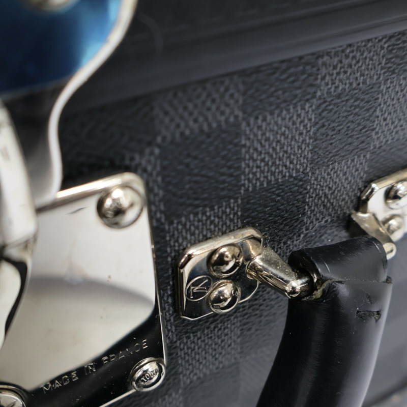 黑色 棋盤格 PVC塗層帆布 Alzer 65 手提 行李箱【LOUIS VUITTON LV 路易威登】 N21231-12