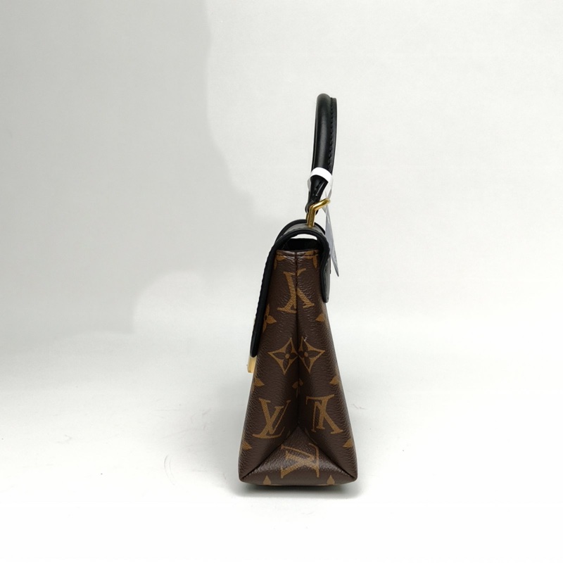 LOUIS VUITTON LockyBB鎖頭包黑色牛皮/PVC金扣晶片PVC-1