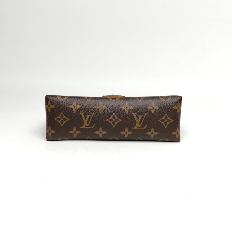 LOUIS VUITTON LockyBB鎖頭包黑色牛皮/PVC金扣晶片PVC-3