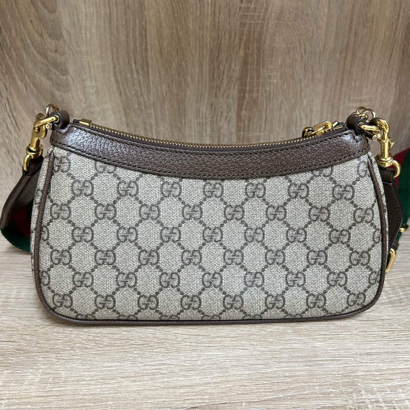 GUCCI草莓包🍓經典織布背帶🌸金鍊草莓包🌸 腋下包-6