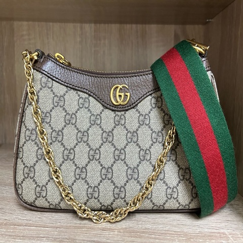 GUCCI經典織布背帶🌸 腋下包斜背包/兩用包