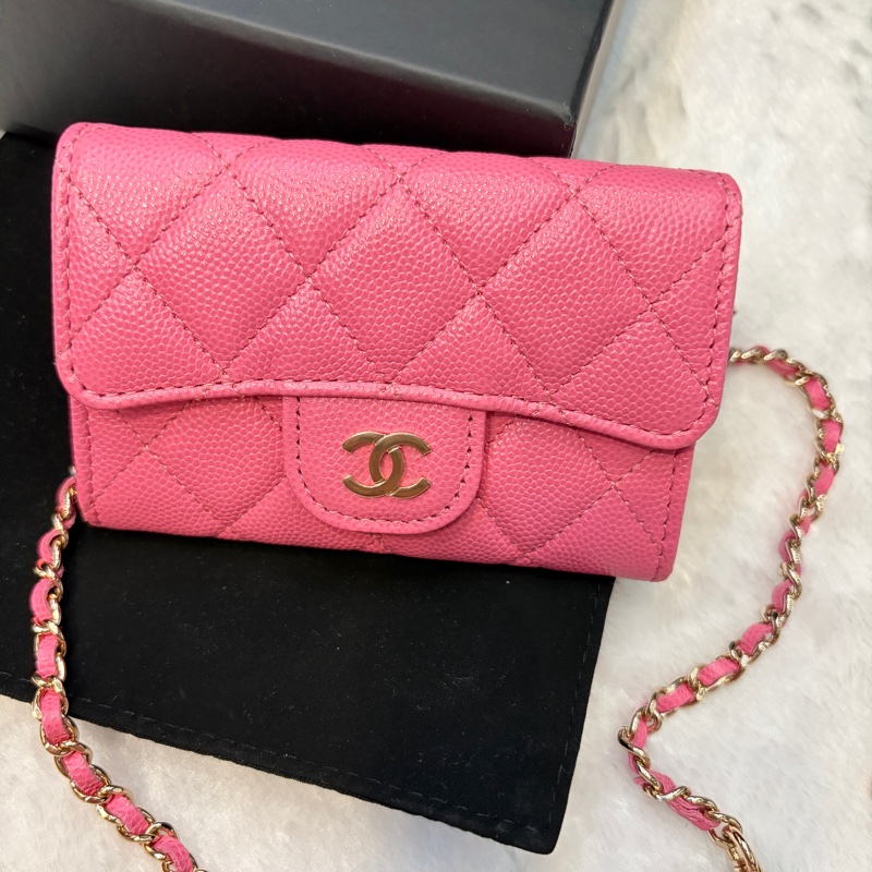 Chanel腰鏈卡包 斜挎mini包-0