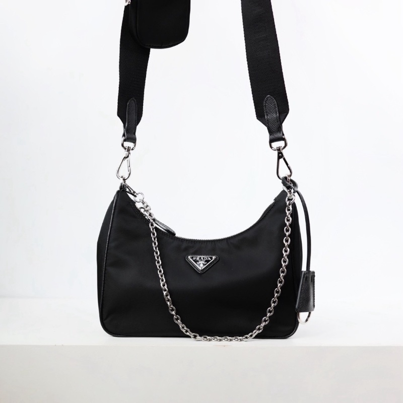 二手Prada hobo 三合一鏈條包-0