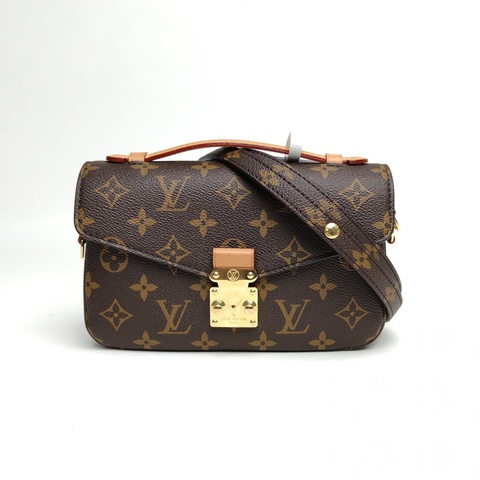 LOUIS VUITTON MetisPochetteEastWest橫版郵差包PVC金扣晶片