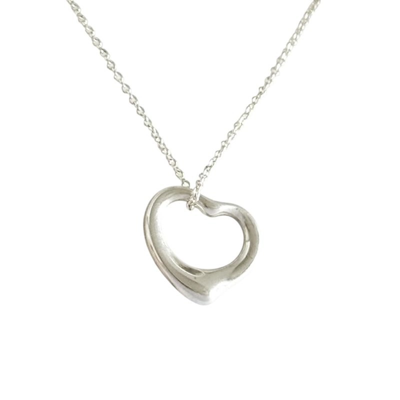 TIFFANY & CO. Open Heart 純銀 愛心💗 頸鏈-2